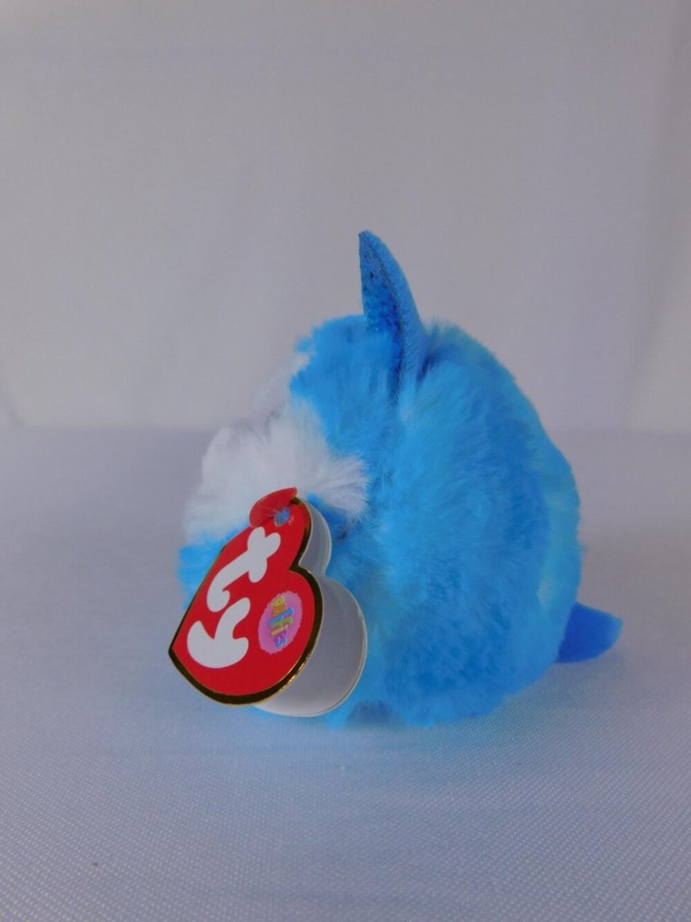 Ty Puffies Prince Blue Dog Plush Mini Stuffed Animal Toy Washable Glitter - Picture 2 of 10